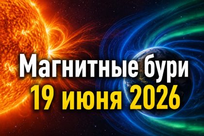 Магнитные бури 19 июня 2026 в Украине: прогноз солнечной активности на сегодня