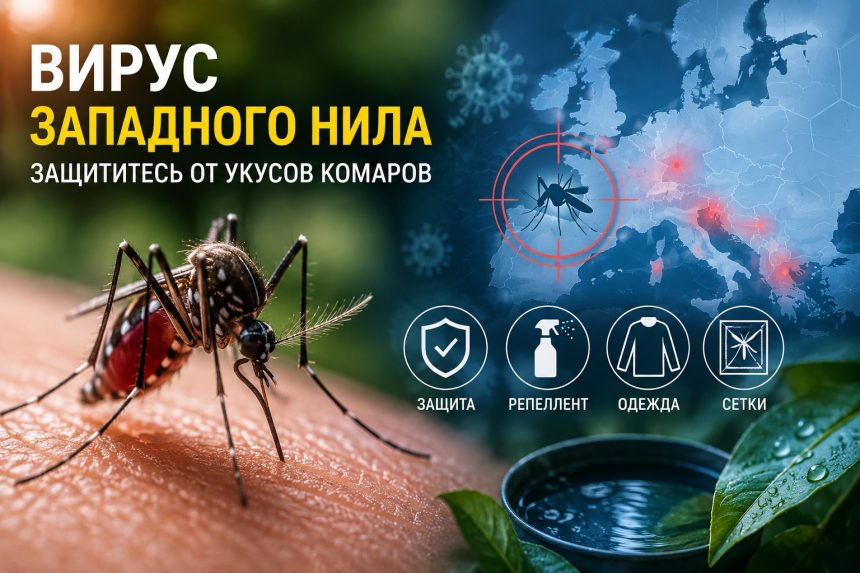 Вирус Западного Нила в Европе 2026: что такое, симптомы и как защититься от заражения