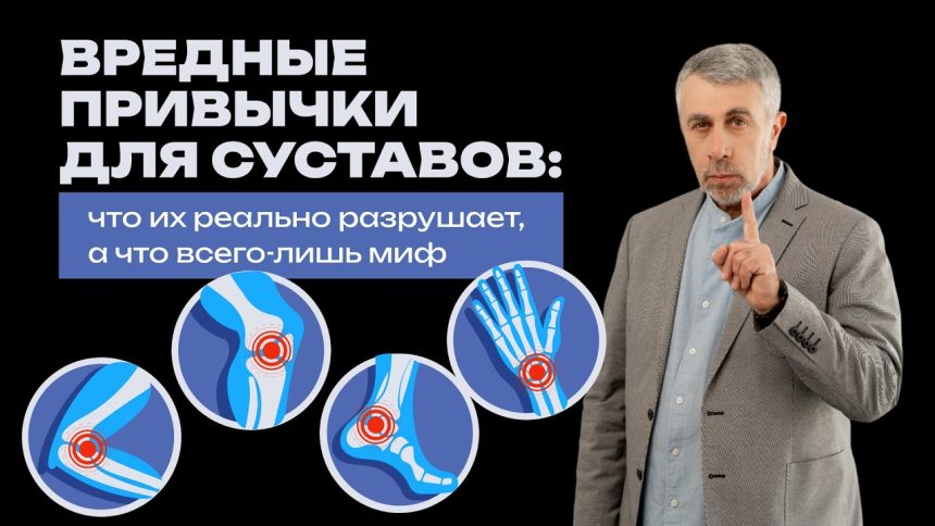 Доктор Комаровский назвал привычки, которые незаметно разрушают суставы