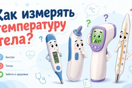 Как правильно мерить температуру: под мышкой, во рту, в ухе и ректально