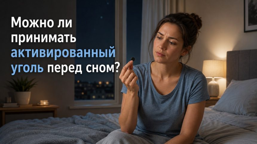 Можно ли пить активированный уголь на ночь: польза, вред и важные правила
