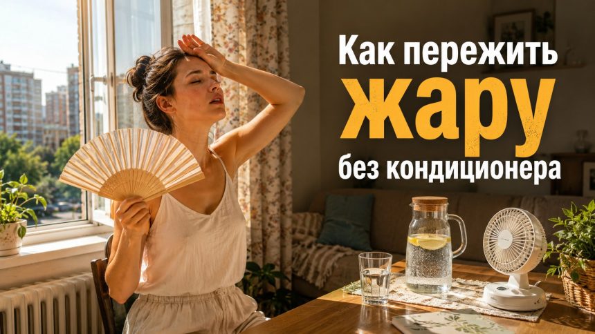 Как пережить жару без кондиционера: советы для квартиры и здоровья