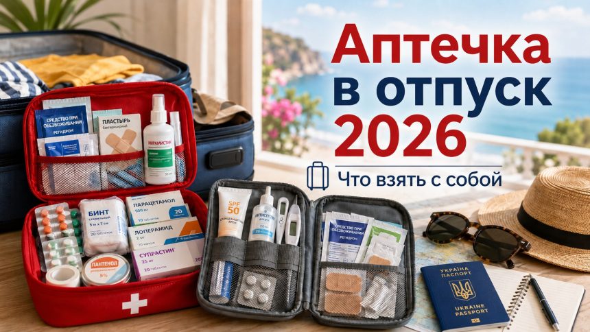 В отпускную аптечку лучше класть не только лекарства, но и термометр: он помогает понять, когда температура уже требует внимания