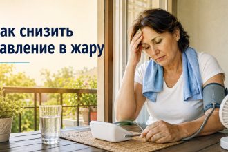 Как снизить давление в жару: что делать дома и когда нужна скорая