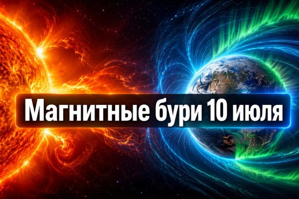 Магнитные бури 10 июля 2026 в Украине: прогноз солнечной активности на сегодня