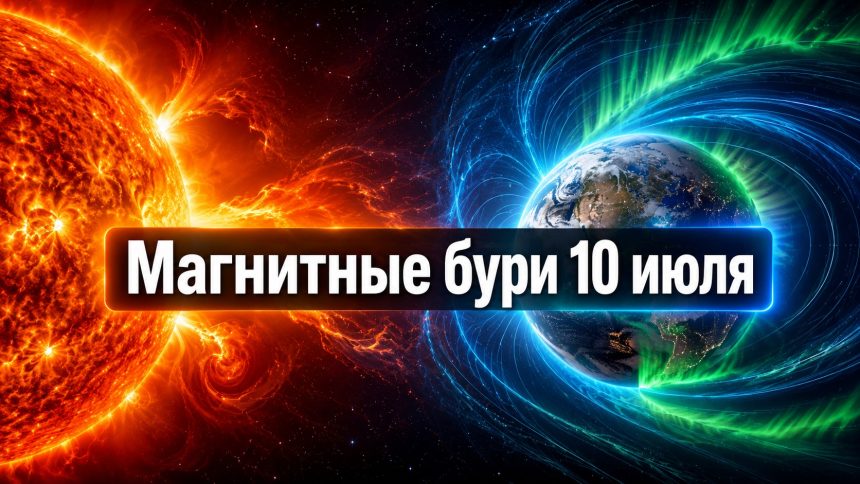 Магнитные бури 10 июля 2026 в Украине: прогноз солнечной активности на сегодня
