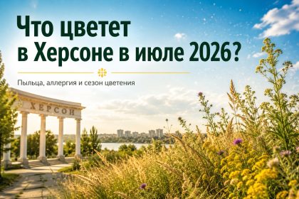 Аллергия и пыльца в Херсоне 2026: что цветет в июле, как избежать и лечить симптомы