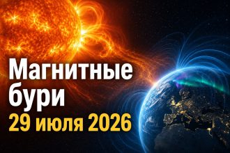 Магнитные бури 29 июля 2026 в Украине: прогноз солнечной активности на сегодня