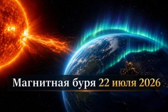 Магнитные бури 22 июля 2026 в Украине: прогноз солнечной активности на сегодня