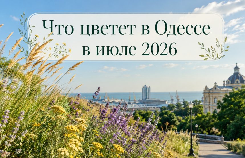 Аллергия и пыльца в Одессе 2026: что цветет в июле, как избежать и лечить симптомы