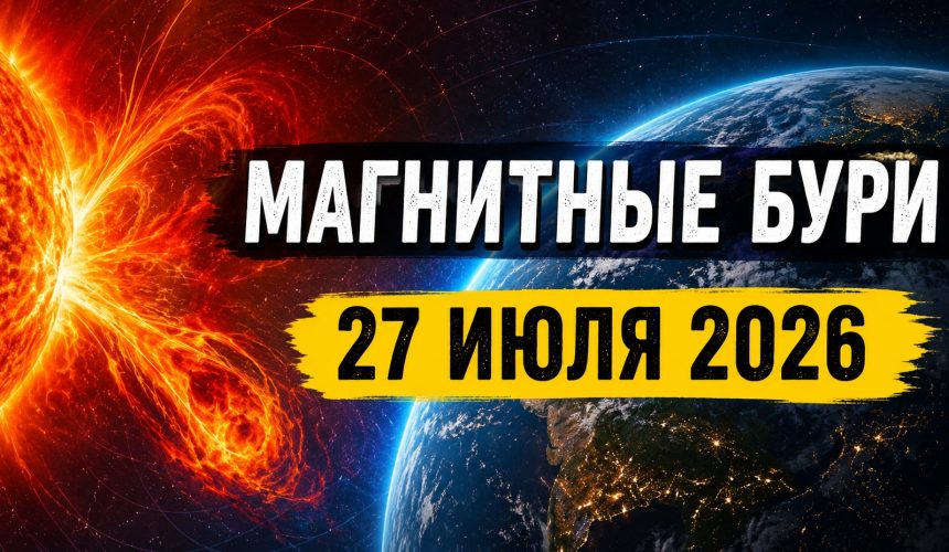 Магнитные бури 27 июля 2026 в Украине: прогноз солнечной активности на сегодня