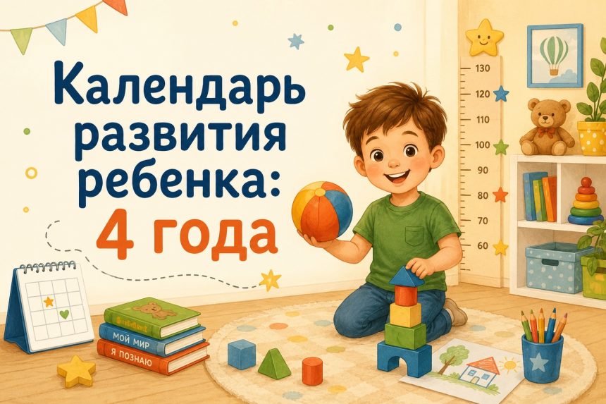 Что должен уметь ребенок в 4 года: навыки, физическое развитие и тревожные признаки