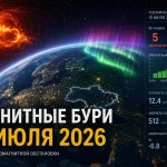 Магнитные бури 15 июля 2026 в Украине: прогноз солнечной активности на сегодня