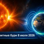 Магнитные бури 8 июля 2026 в Украине: прогноз солнечной активности на сегодня