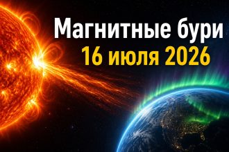 Магнитные бури 16 июля 2026 в Украине: прогноз солнечной активности на сегодня