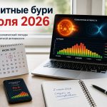 Магнитные бури 2 июля 2026 в Украине: прогноз солнечной активности на сегодня