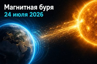 Магнитные бури 24 июля 2026 в Украине: прогноз солнечной активности на сегодня
