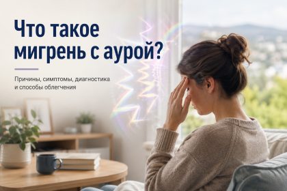 Мигрень с аурой: что такое, симптомы, причины и как лечить в домашних условиях
