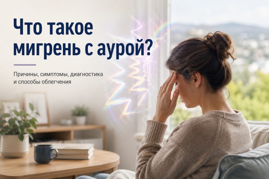 Мигрень с аурой: что такое, симптомы, причины и как лечить в домашних условиях