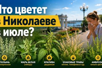 Аллергия и пыльца в Николаеве 2026: что цветет в июле, как избежать и лечить симптомы