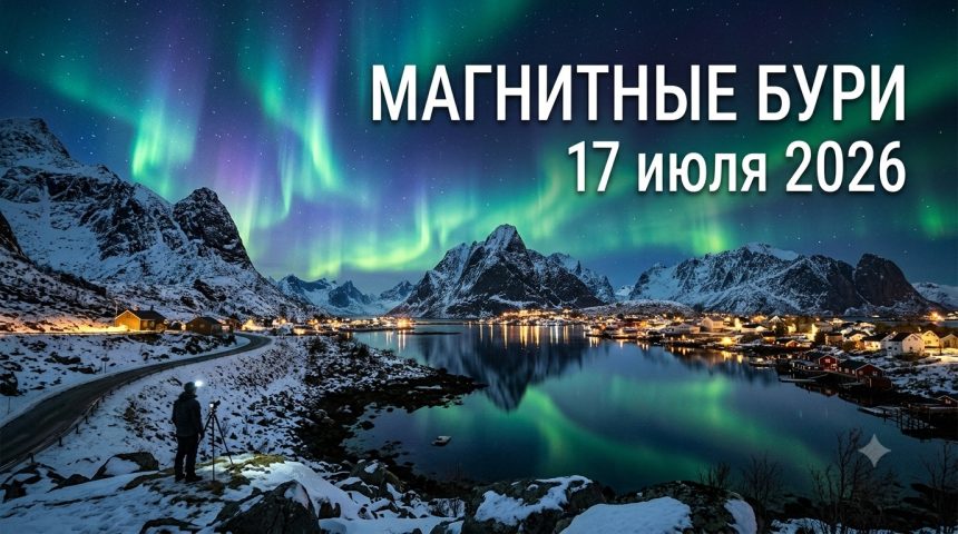 Магнитные бури 17 июля 2026 в Украине: прогноз солнечной активности на сегодня