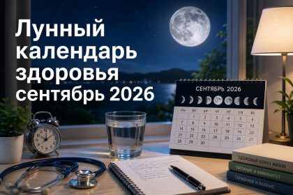 Лунный календарь сентябрь 2026 года: неблагоприятные дни, фазы Луны и влияние на здоровье