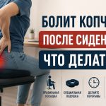 Болит копчик после долгого сидения: почему возникает боль и на чем лучше сидеть