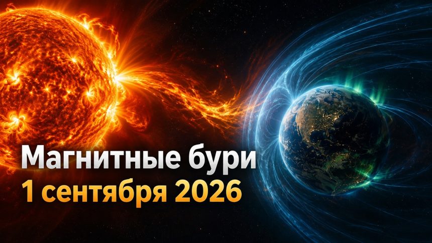 Магнитные бури 1 сентября 2026 в Украине: прогноз солнечной активности на сегодня