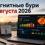 Магнитные бури 5 августа 2026 в Украине: прогноз солнечной активности на сегодня