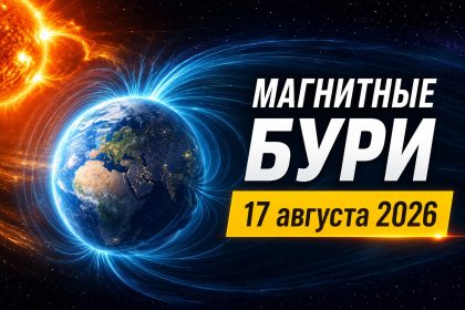 Магнитные бури 17 августа 2026 в Украине: прогноз солнечной активности на сегодня