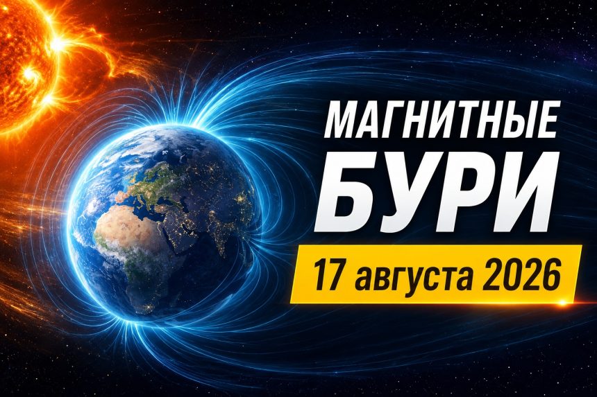 Магнитные бури 17 августа 2026 в Украине: прогноз солнечной активности на сегодня