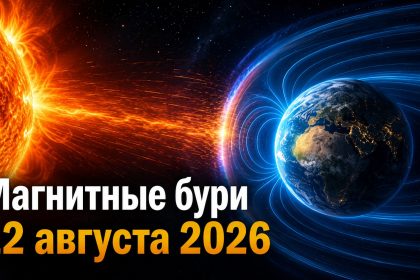 Магнитные бури 12 августа 2026 в Украине: прогноз солнечной активности на сегодня