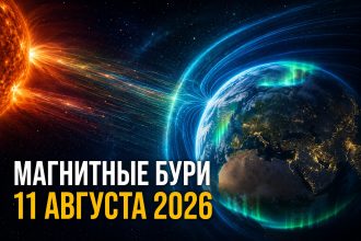 Магнитные бури 11 августа 2026 в Украине: прогноз солнечной активности на сегодня