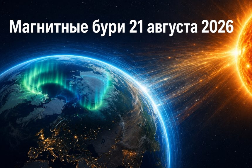 Магнитные бури 21 августа 2026 в Украине: прогноз солнечной активности на сегодня