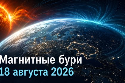 Магнитные бури 18 августа 2026 в Украине: прогноз солнечной активности на сегодня