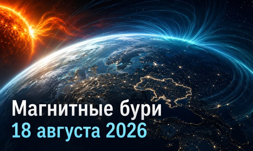 Магнитные бури 18 августа 2026 в Украине: прогноз солнечной активности на сегодня