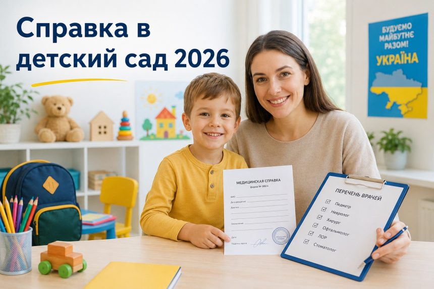 Какие справки нужны ребенку в детский сад в Украине в 2026 году