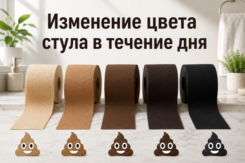 Почему цвет кала меняется несколько раз за день: от чего зависит оттенок стула и когда это признак болезни