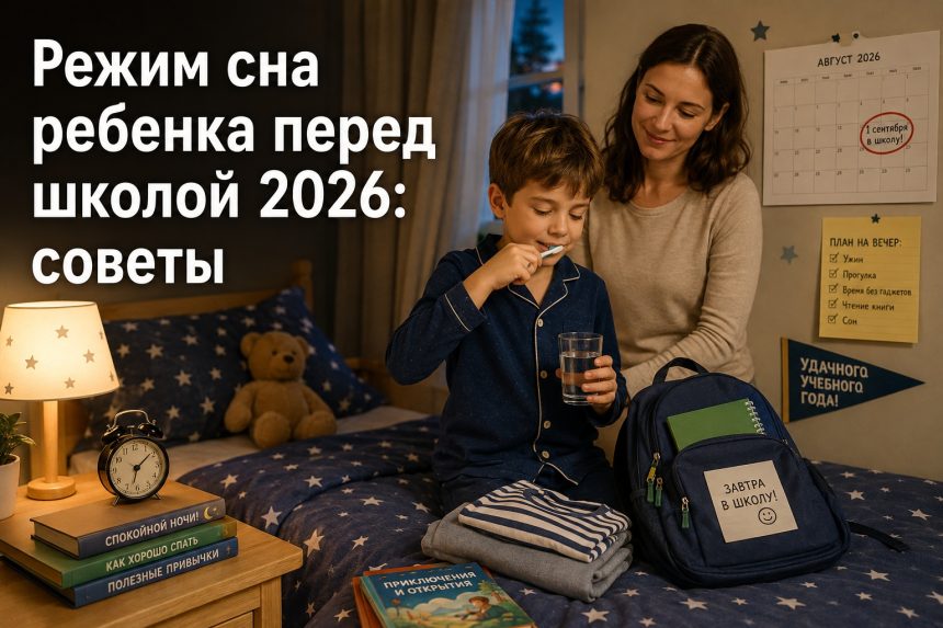 Как за две недели подготовить режим сна ребенка к школе: план до 1 сентября