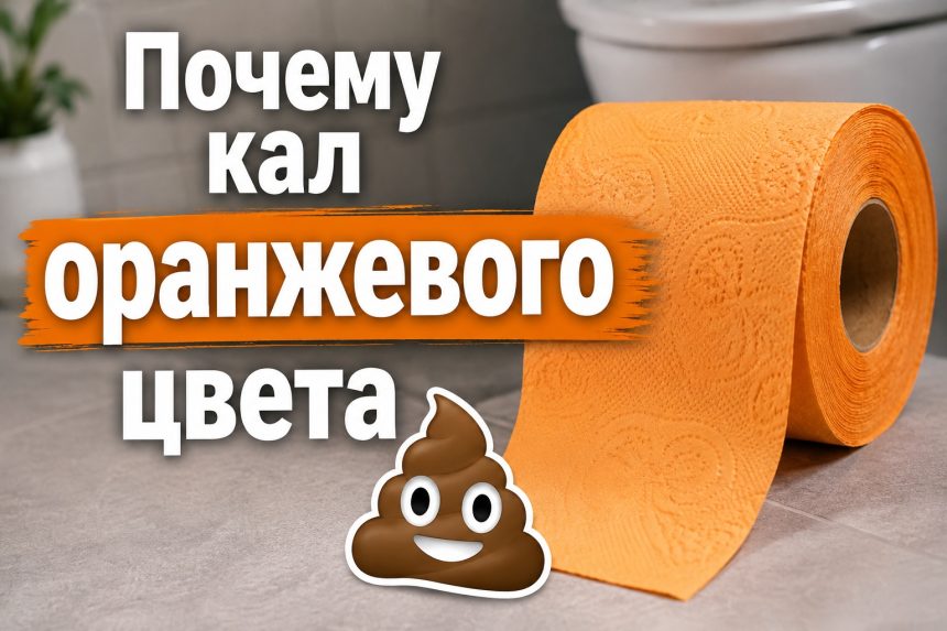 Оранжевый кал у взрослого: причины, на какие болезни указывает и что делать