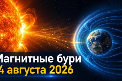 Магнитные бури 14 августа 2026 в Украине: прогноз солнечной активности на сегодня