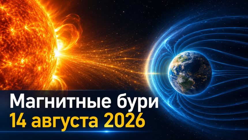 Магнитные бури 14 августа 2026 в Украине: прогноз солнечной активности на сегодня