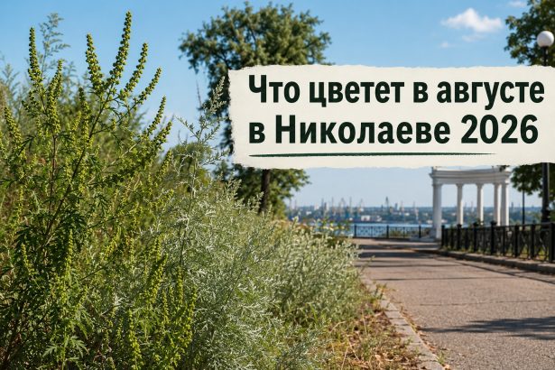 Аллергия и пыльца в Николаеве 2026: что цветет в августе, как избежать и лечить симптомы