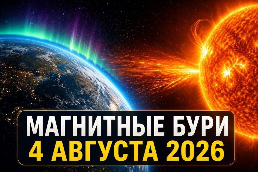 Магнитные бури 4 августа 2026 в Украине: прогноз солнечной активности на сегодня
