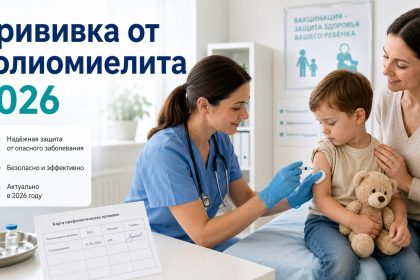Прививка от полиомиелита ребенку в 2026 году: новый график и почему больше не используют ОПВ