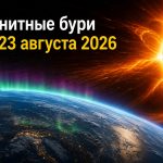Магнитные бури 22-23 августа 2026 в Украине: прогноз солнечной активности на сегодня