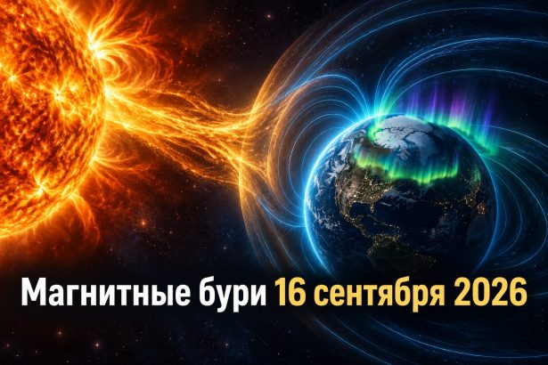 Магнитные бури 16 сентября 2026 в Украине: прогноз солнечной активности на сегодня