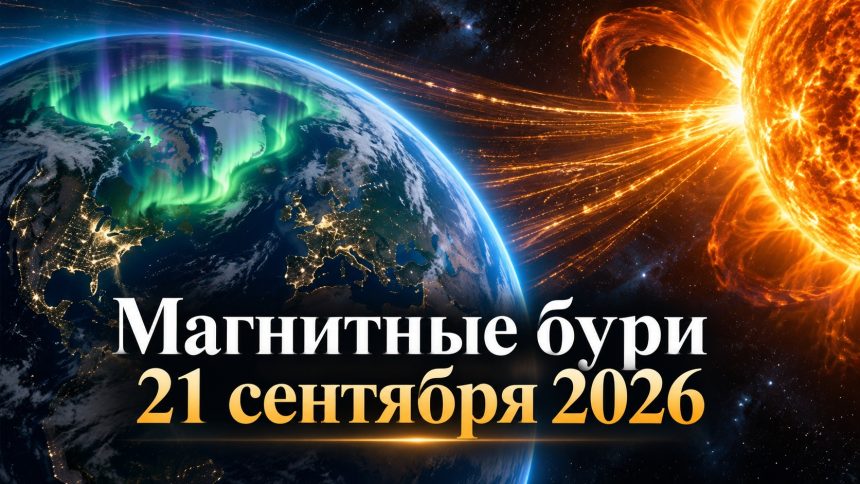 Магнитные бури 21 сентября 2026 в Украине: прогноз солнечной активности на сегодня
