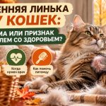Почему кошка сильно линяет осенью: сезонная смена шерсти или сигнал о проблемах со здоровьем