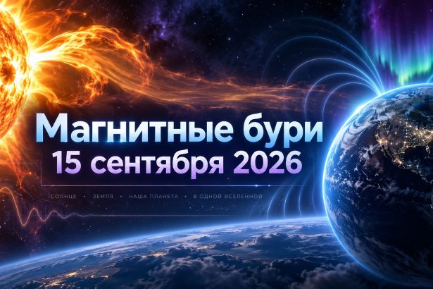 Магнитные бури 15 сентября 2026 в Украине: прогноз солнечной активности на сегодня